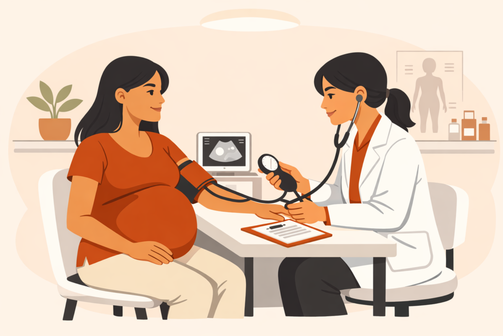 hipertensão na gravidez — consulta pré-natal e controle da pressão arterial